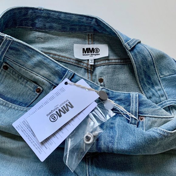 MM6 MAISON MARGIELA NWT flare jeans size US8 - Picture 5 of 14